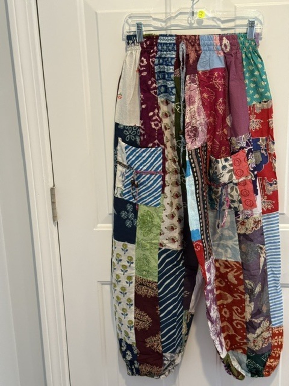 P4 W | Pol Patchwork Jogger Pants | Multi | One Size S-L